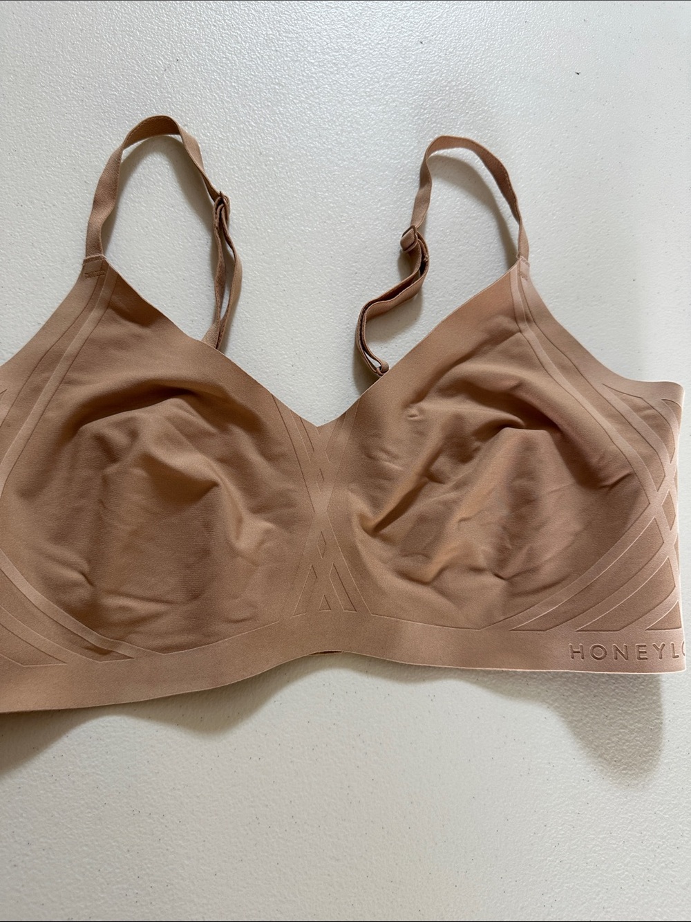 Honeylove Wireless Seamless Bra in Nude Tan
